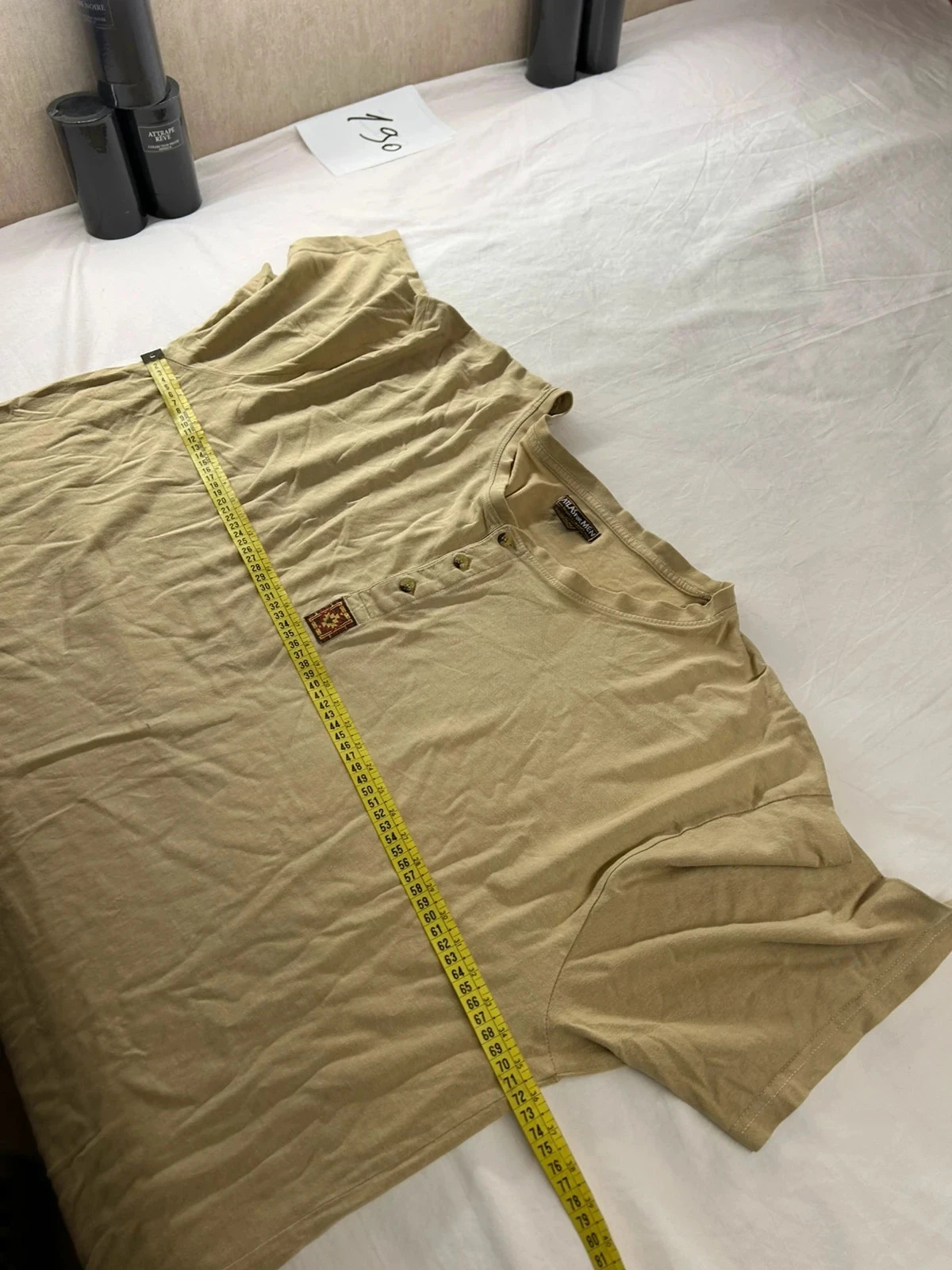 Beige vintage T-shirt atlas voor heren – photo 10